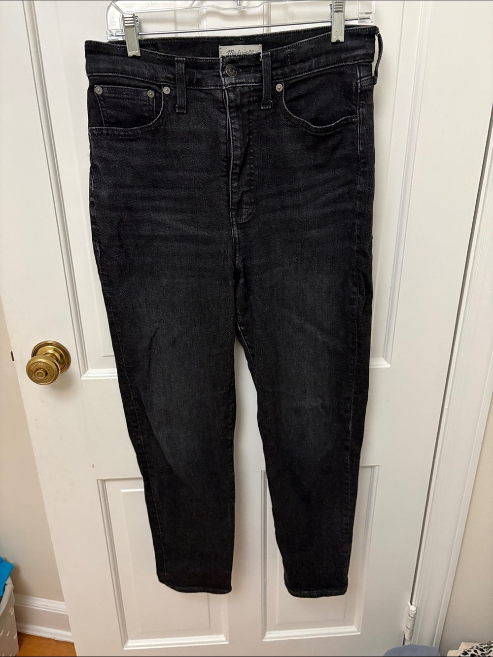 Madewell Black Mom Jeans waist:28